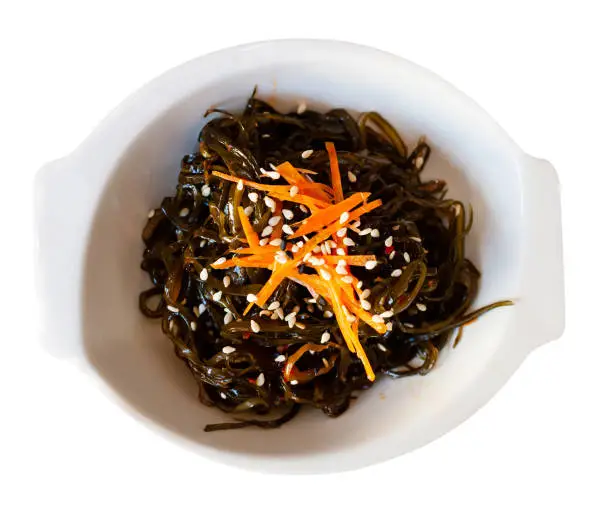 Photo of Japanese salad from seaweed