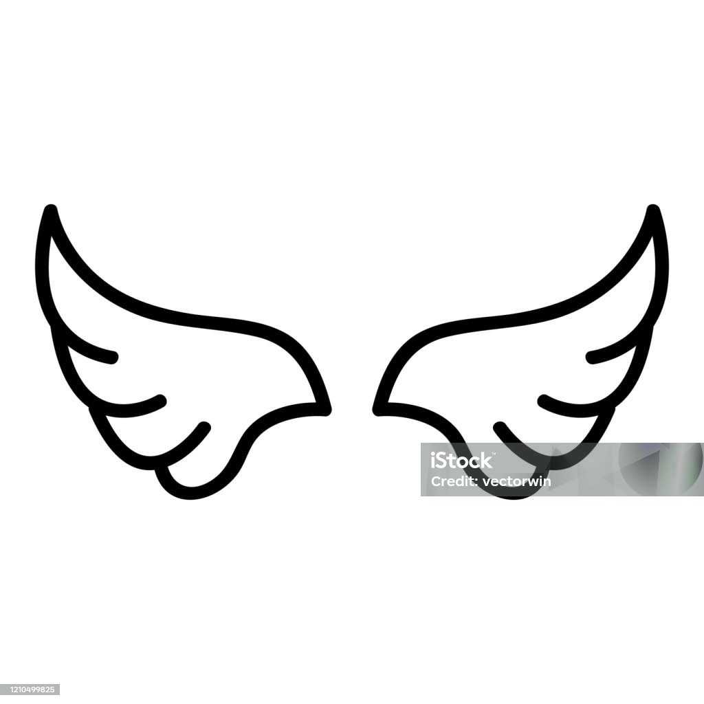 Đôi Cánh Của Vector Biểu Tượng Thiên Thần Hình Minh Họa Biểu Tượng ...