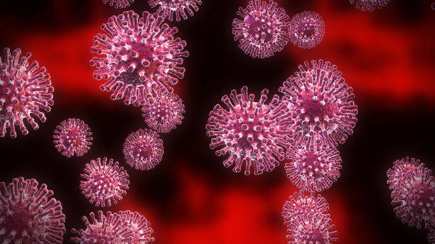 istock COVID-19 novel influenza virus cells spreading - 3d animation 1210501059