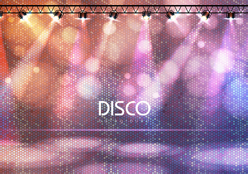 Disco abstract background