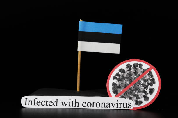 Estonia is one of many lands affected by coronavirus. Covid-19 is a type of group of RNA viruses that cause a variety of diseases in humans, mainly respiratory tract. Viral disease. Medicine. Panic. estonia es una de las muchas tierras afectadas por el coronavirus. covid-19 es un tipo de grupo de virus de arn que causan una variedad de enfermedades en los seres humanos, principalmente las vías respiratorias. enfermedad viral. medicina. pánico