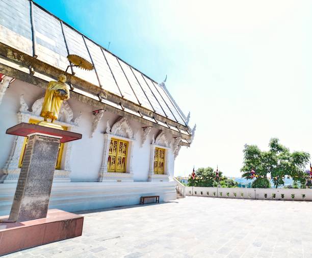 istock Thai Pagoda Style Buddhist Monastery in Kathmandu, Nepal. 1210513882