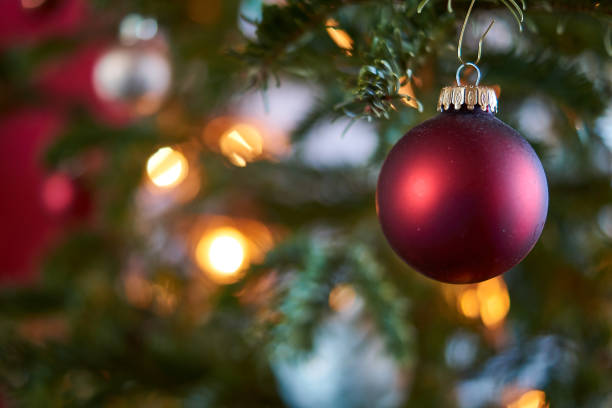 istock Christmas tree with Christmas decoration 1210516617