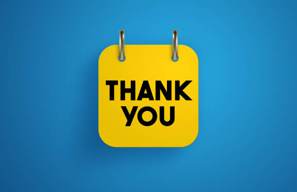 istock Thank You Calendar on blue background 1210517433