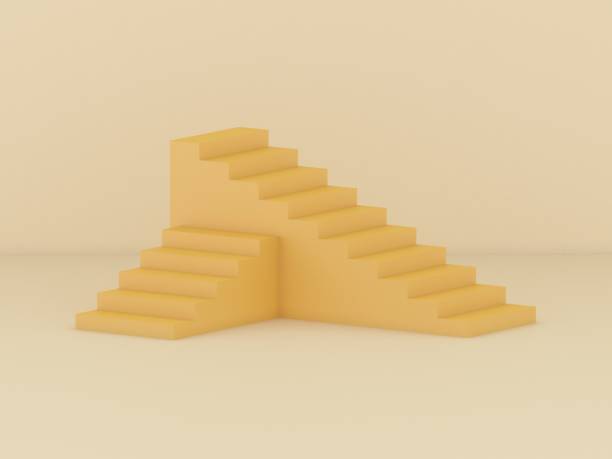 istock Yellow stairs 1210518386