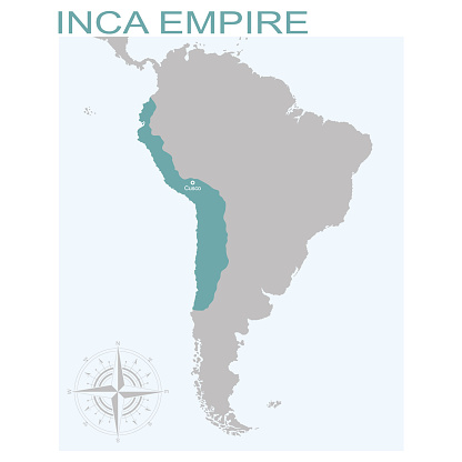 vector map of the Inca Empire for your design