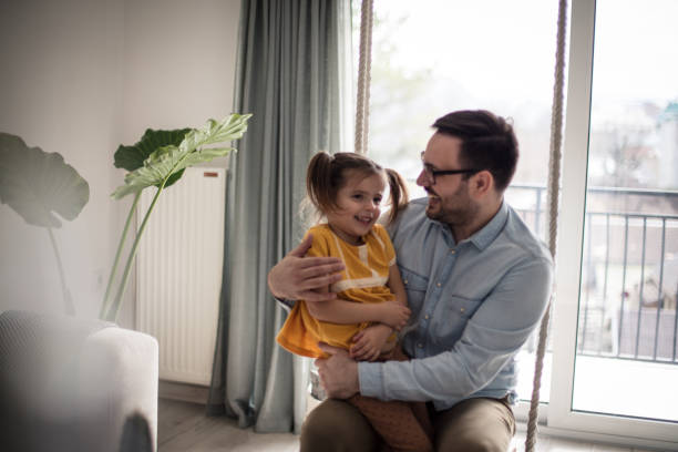 istock Safety in dad's arms. 1210528840