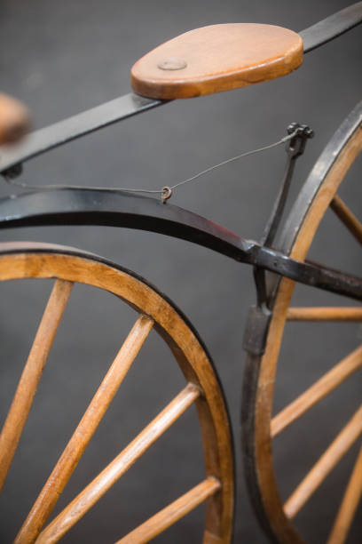 istock Vintage wooden bicycle 1210533693