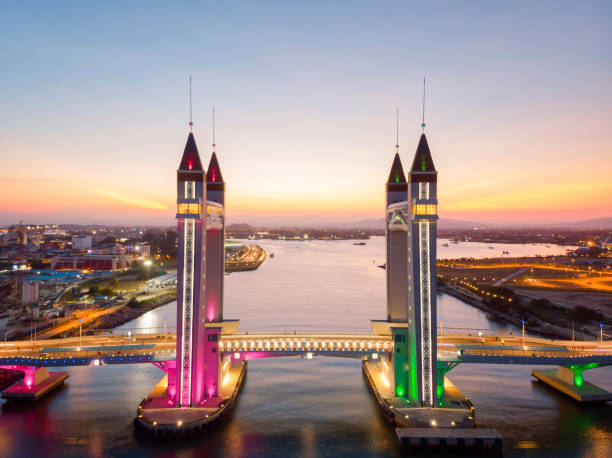 istock Terengganu Drawbridge sunset view 1210535009