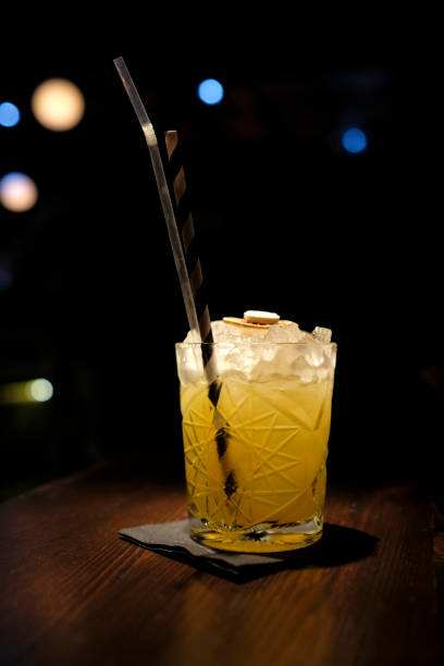 istock Delicious looking cocktail in a bar 1210541847