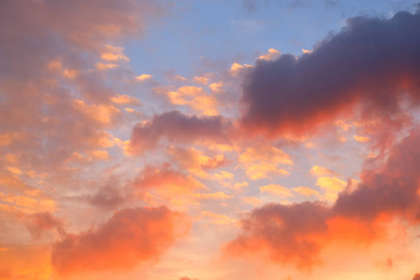 istock twilight sky background. Colorful Sunset sky and cloud 1210546503