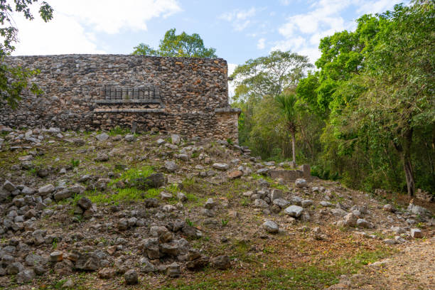 istock The Palace in Xlapak (or Xlapac) small Maya archaeological site. Yucatan. 1210546823