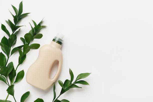 istock Cleaning laundry detergent from natural ingredients on white 1210547851
