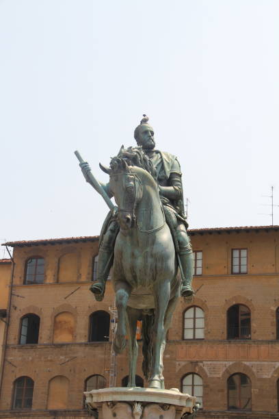 istock Loggia dei Lanzi - Equestrian Monument of Cosimo 1210549396