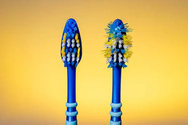 Photo of Old and new toothbrushes
