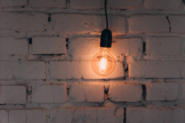 istock closeup light bulb garland, wall decoration, home decor 1210552956