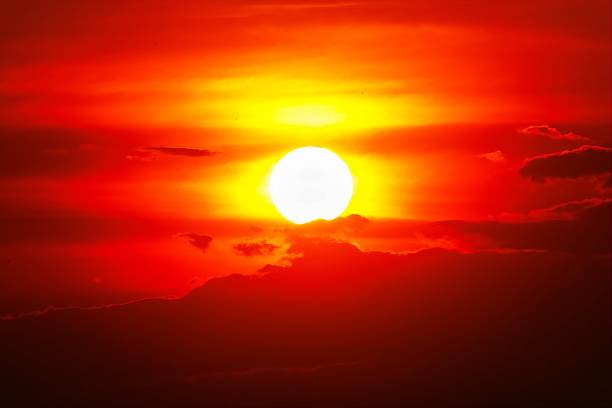 istock Sunset sky orange sky red cloud outdoor summer nature backgound 1210565830