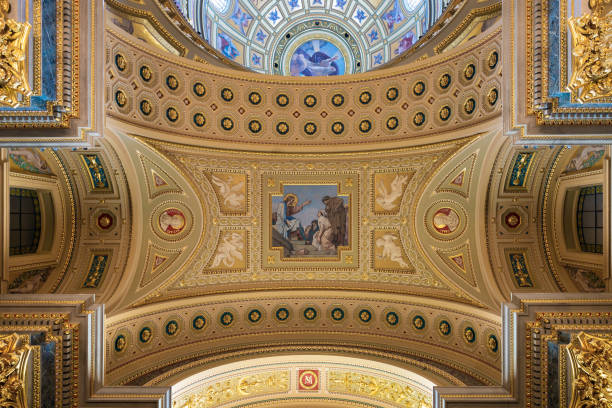 Interior of Votive Church in Vienna, Austria