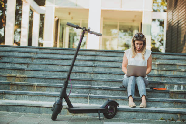 istock A young businesswoman taking a break 1210568050