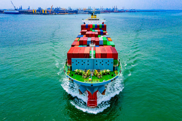 istock Logistics and transportation of International Container Cargo ship 1210572292