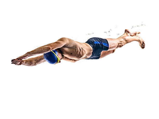 istock man sport swimmer swimming isolated white background 1210573970