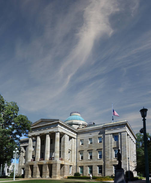 das state capitol building in raleigh nc - north carolina raleigh north capital stock-fotos und bilder