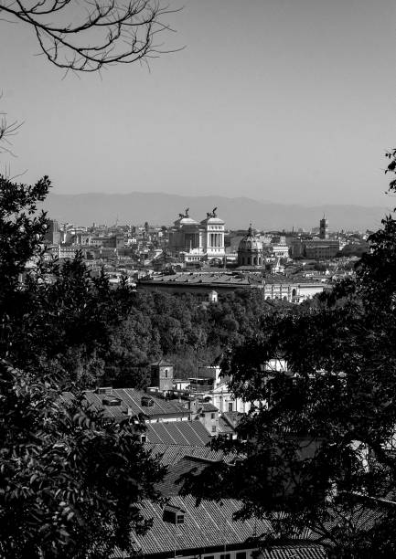 istock Panoramic image of Rome from the Janiculum terrace 1210578567