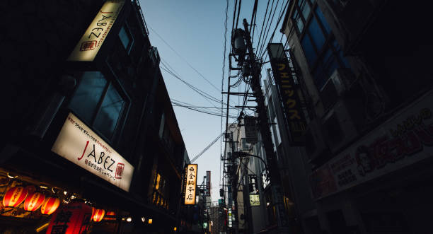 istock Tokyo street signs at twilight 1210578748