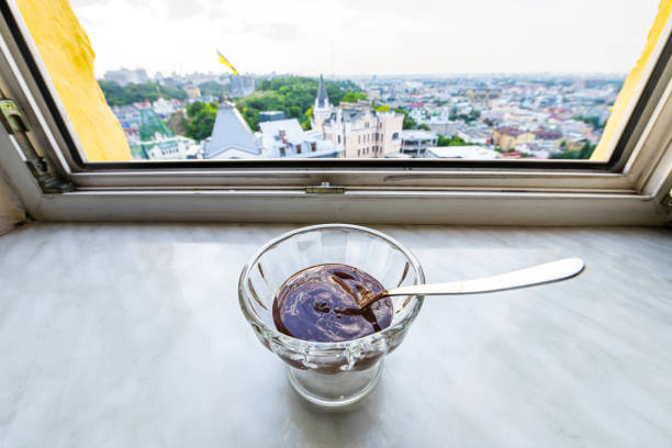 A real Bossche bol from ’s-hertogenbosch, the Netherlands filled with cream