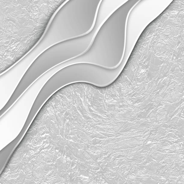 istock Silver shades diagonal curves. Template for your beautiful backgrounds, design for business presentations, flyers, posters, banner, brochure. 1210586688