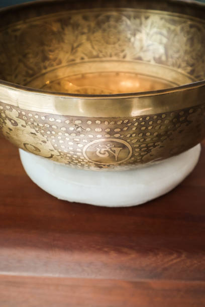 istock Rin gong singing bowl in wellness spa 1210588104