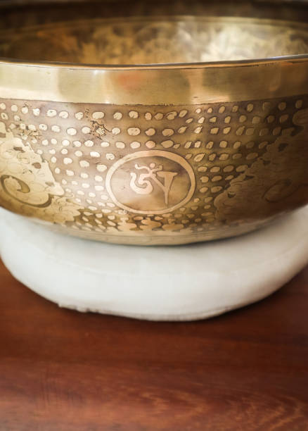 istock Rin gong singing bowl in wellness spa 1210588114