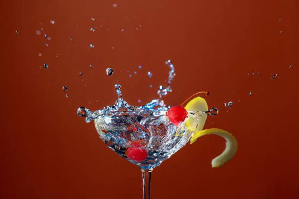 istock Cocktail with lemon and cherries. 1210600013