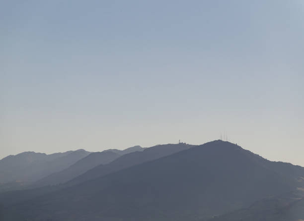 istock Panoramic shot of hills during morning 1210601386