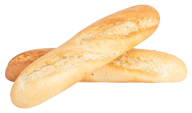 istock baguette isolated on white background. With Clipping Path 1210610737