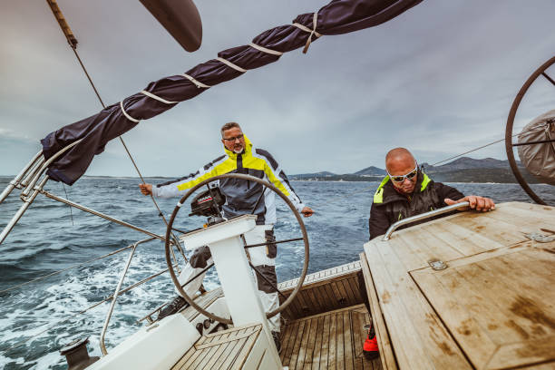 istock adventure friends on the sailing boat 1210615478
