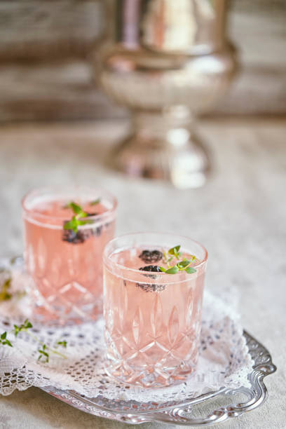 istock Blackberry Thyme Champagne Cocktail 1210620550