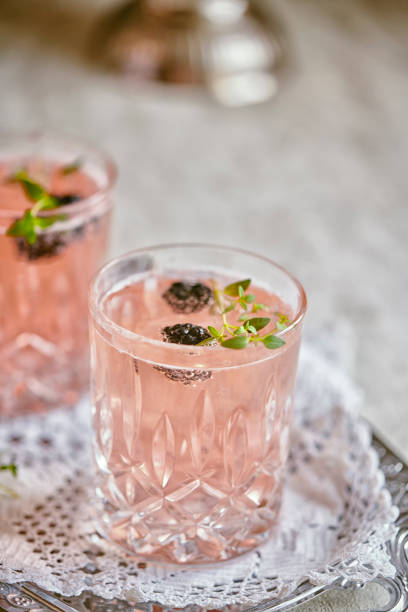 istock Blackberry Thyme Champagne Cocktail 1210620551