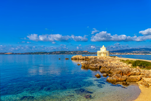 rocky bay on the Cephalonia, Greece