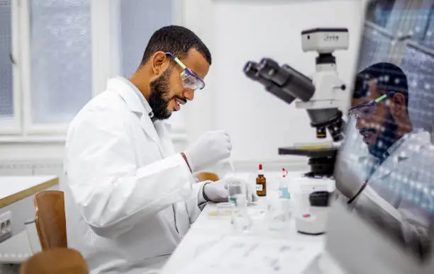 Photo of Scientist working in the laboratory