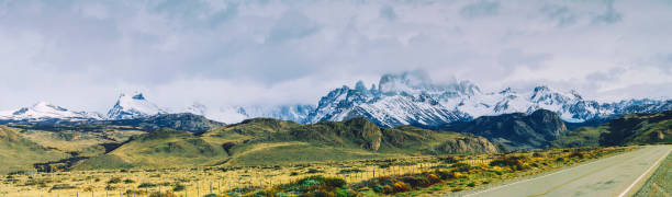 Fitz Roy range in Patagonia National Park in Argentina