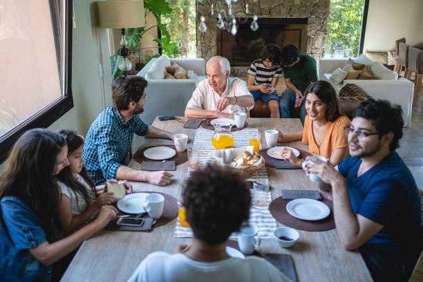 istock Morning with a latin ethnicity family 1210634771