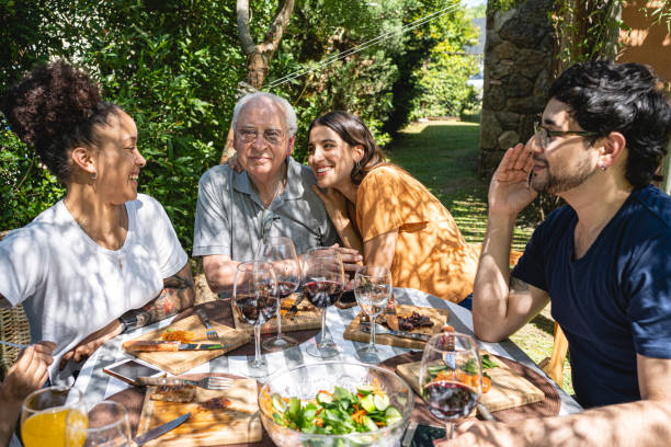 istock Multi-ethnicity family enjoying asado together 1210634824