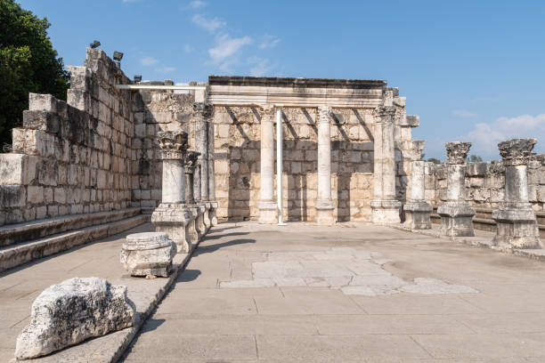istock The capernaum synagogue in Israel 1210640911