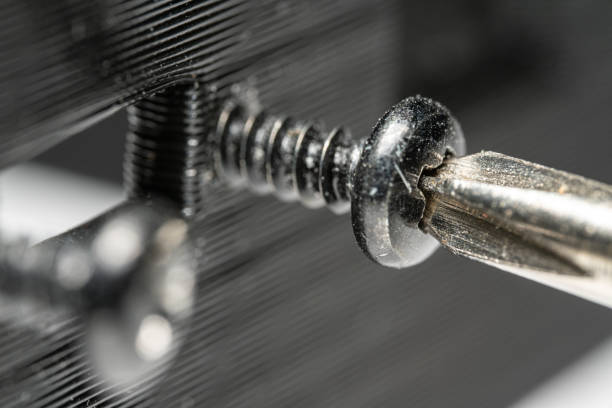 istock Macro photo of a screwdriver being used 1210646128