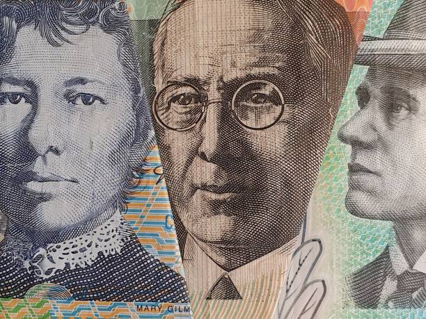 istock approach to Australian banknotes of different denominations 1210646940
