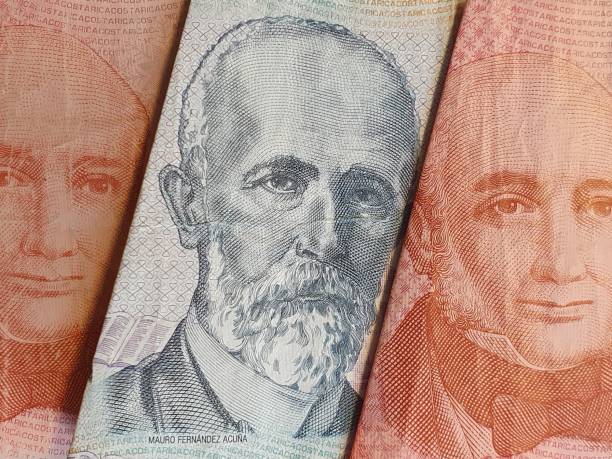 istock approach to Costa Rican banknotes of different denominations 1210646955