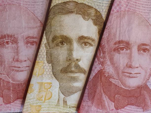 istock approach to Costa Rican banknotes of different denominations 1210647007