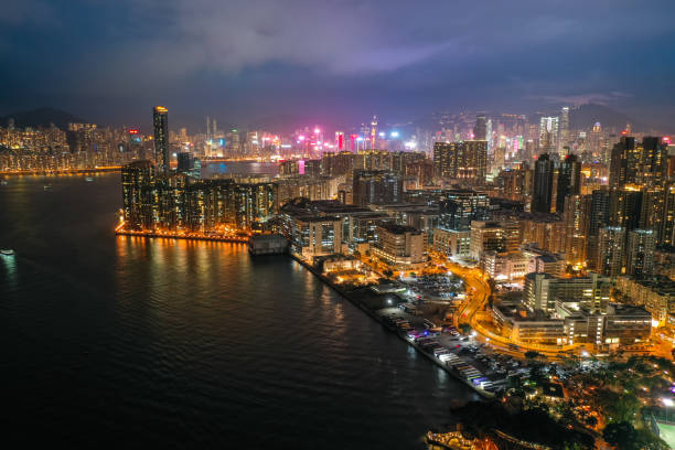 istock Hong Kong City at Night 1210654303
