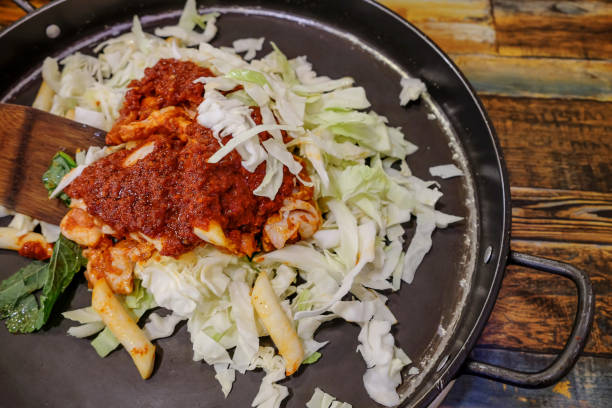 istock Dak Galbi - spicy stir fried chicken 1210658778